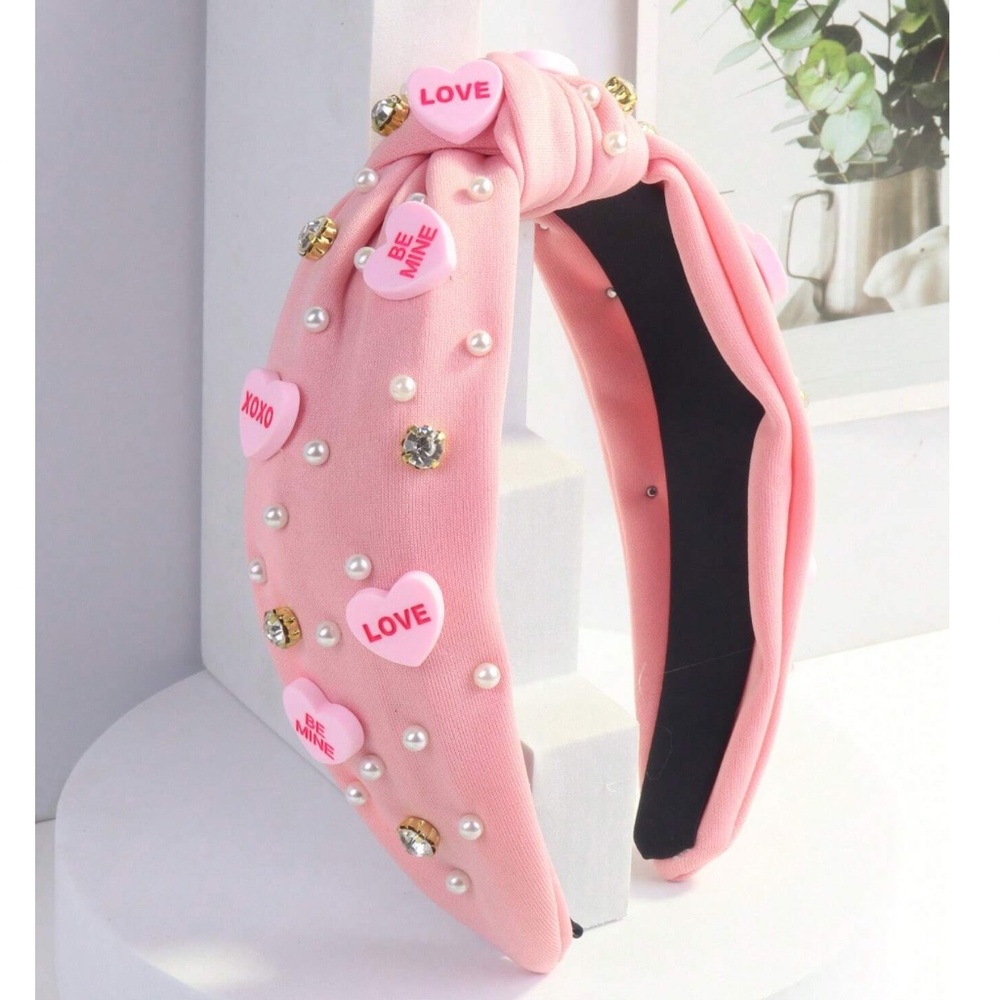 Vday Valentine's Day heart Headband - Picture 10 of 10